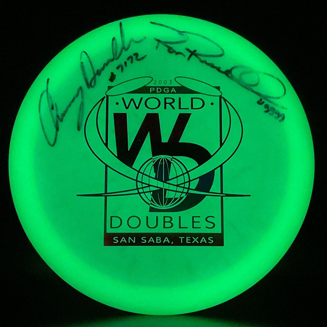 Glow Champion Eagle *Signed* - 2003 PDGA World Doubles Innova