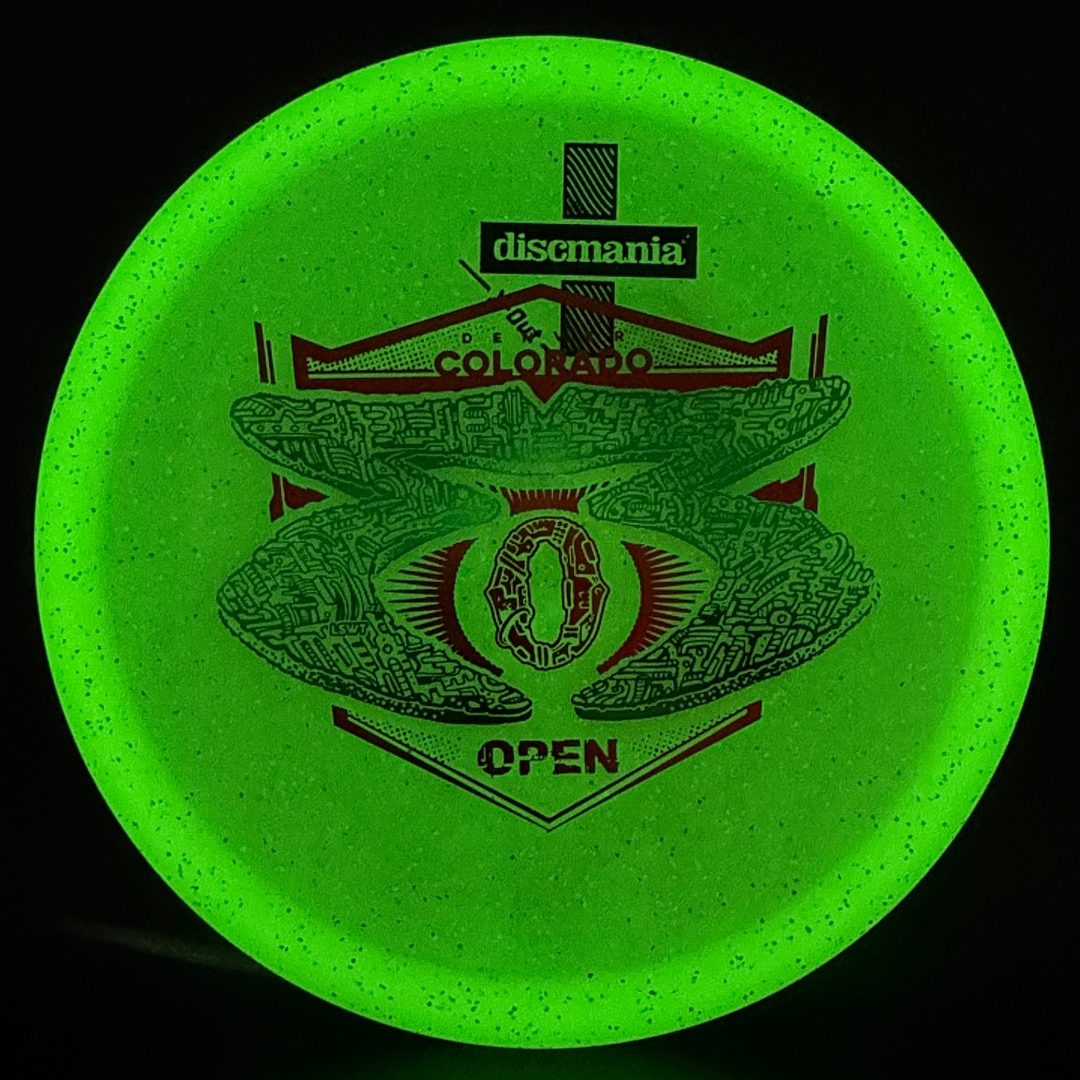 Metal Flake Glow C-Line MD3 IS2 - 303 Open Shield X-Out *Colten Stash* Discmania