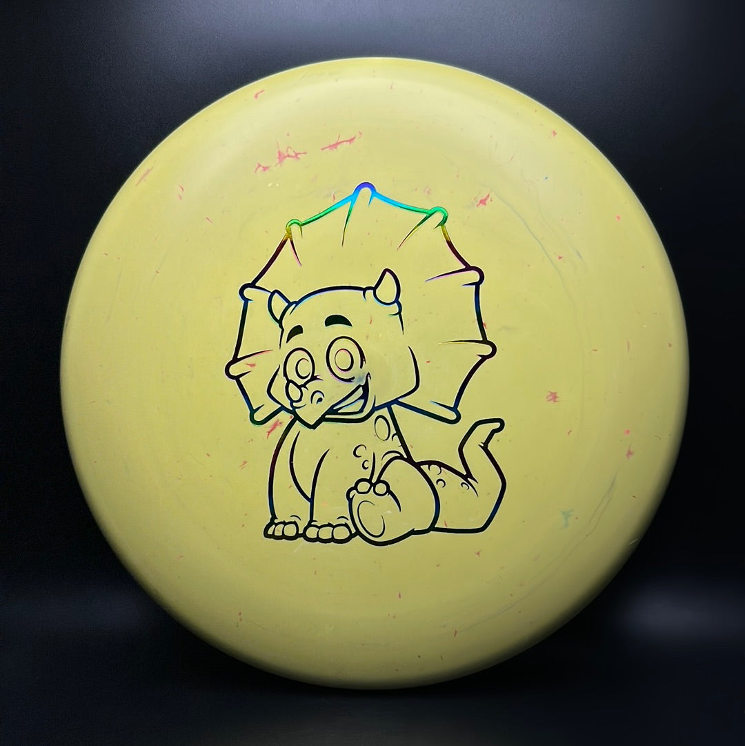 Triceratops Egg Shell Putter - XL Stamp Dino Discs