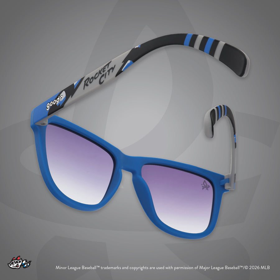 "Blast Off, Trash Pandas" Rocket City MiLB Polarized Sunglasses Goodr