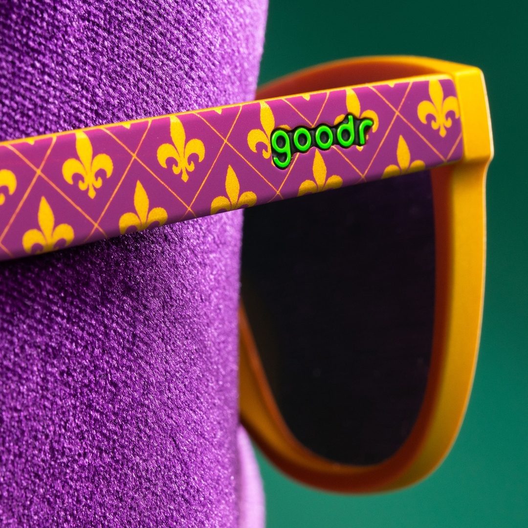 "Born In A King Cake” Mardi Gras OG Polarized Sunglasses Goodr