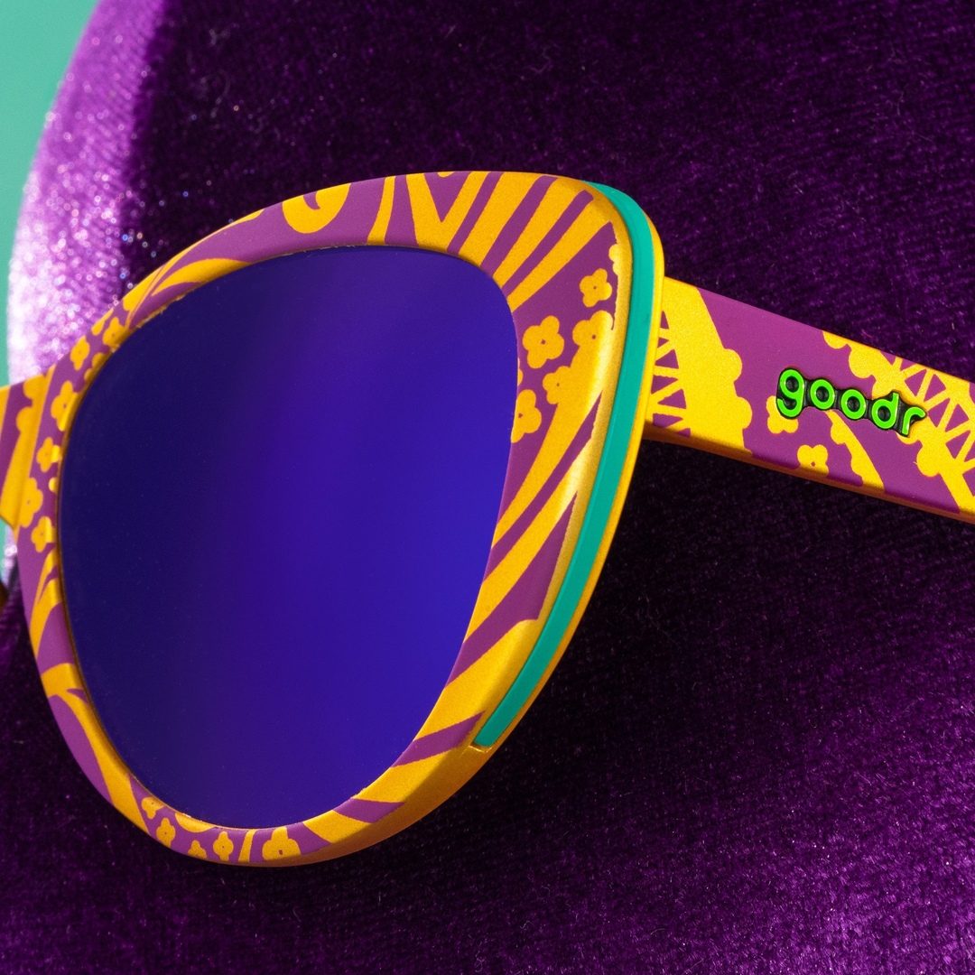 "Don't Ask How I Got These" Mardi Gras Glam G Polarized Sunglasses Goodr