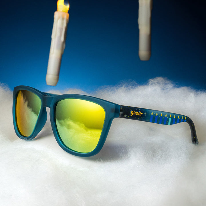 "Eight Crazy Lights” Hanukkah OG Polarized Sunglasses Goodr