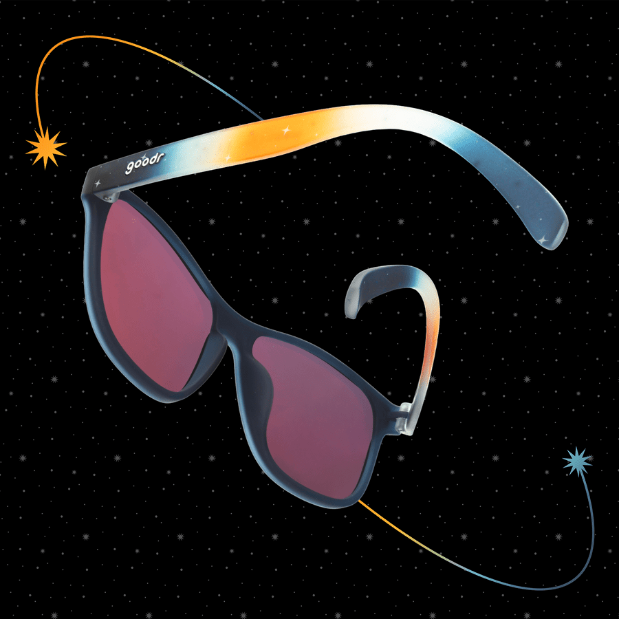 "Experiencing A Solar Flare-Up" VRG Polarized Sunglasses Goodr