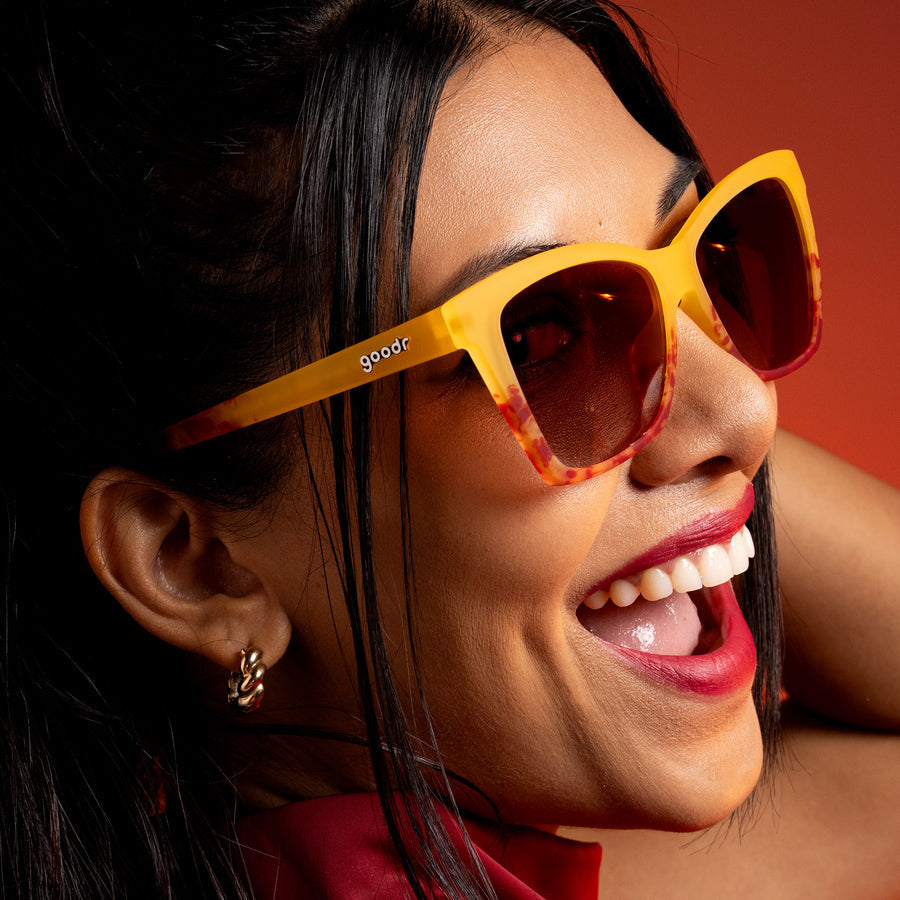 "We Flame To Please" Polarized Pop G Sunglasses
