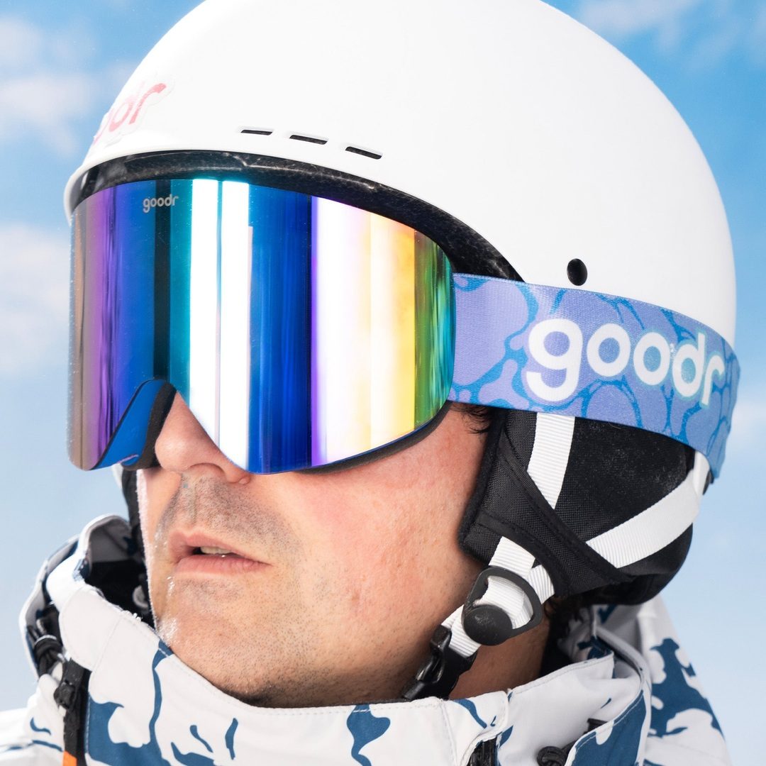 "Cold-Blooded Lodge Lizard” Limited SNOW G Polarized Goggles Goodr