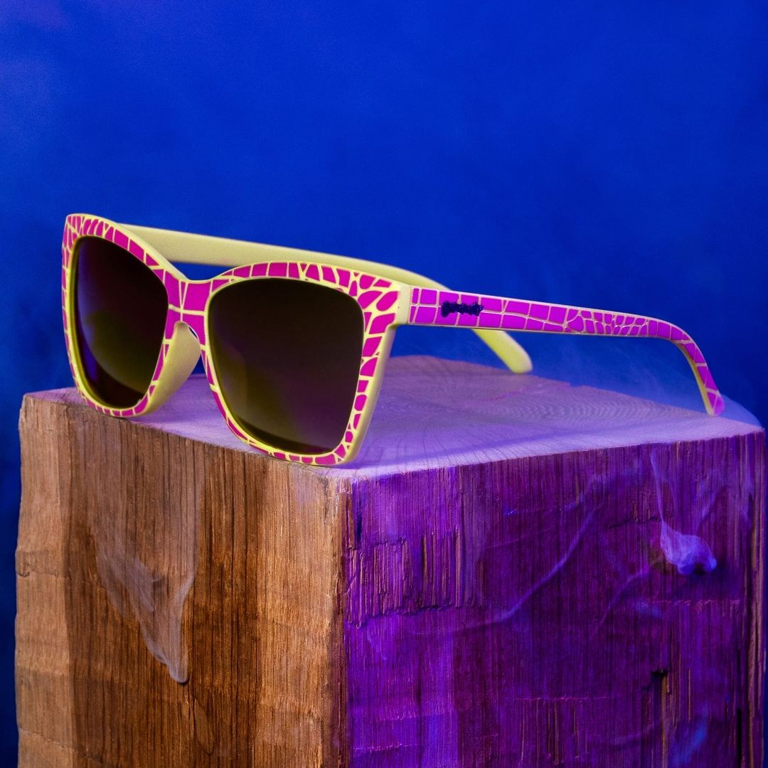 "Croco-Dial For A Good Time" Polarized Pop G Sunglasses Goodr