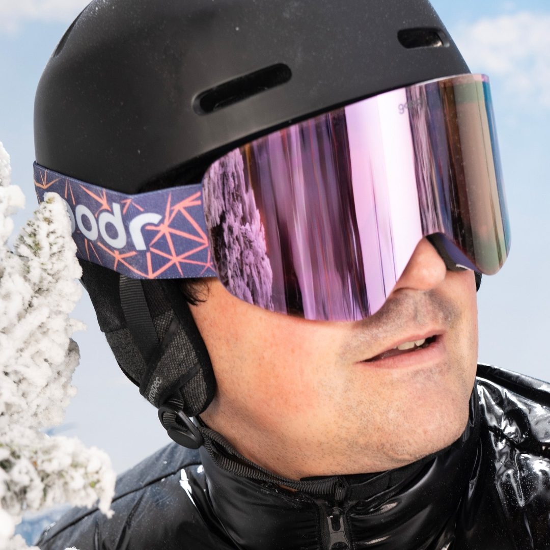 "Lifties' Delight” Limited SNOW G Polarized Goggles Goodr