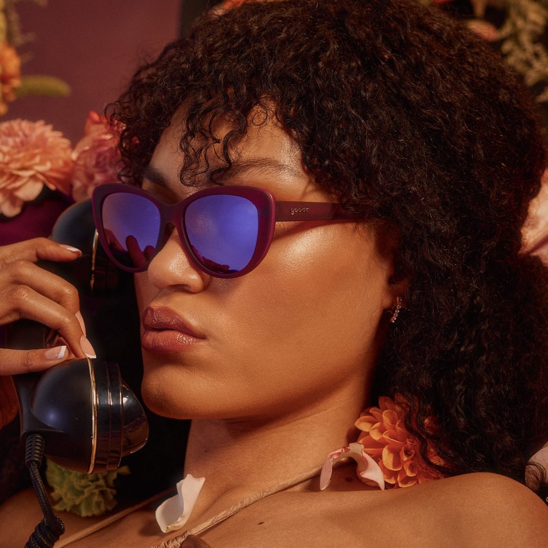 "Midnight Merlot Glow" Glam G Polarized Sunglasses Goodr