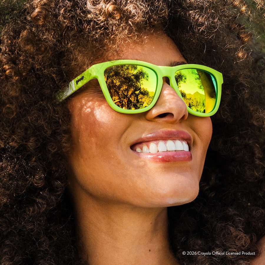 "Palm Leaf" Limited Crayola OG Polarized Sunglasses Goodr