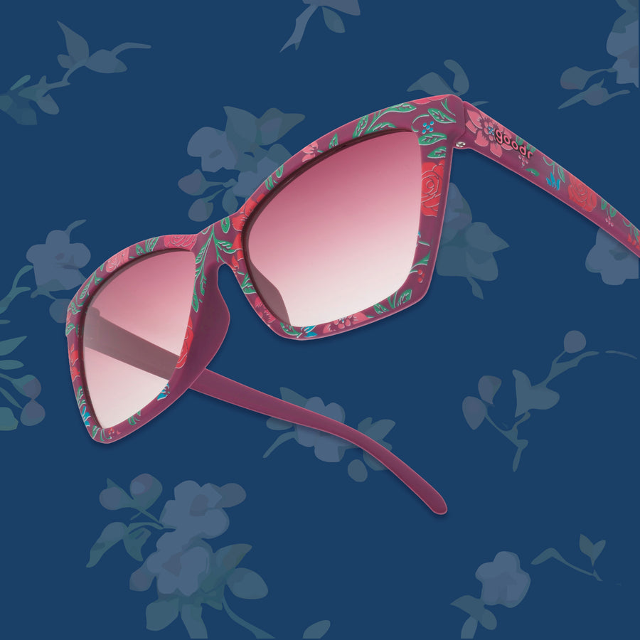 "Fuchsia Fields Forever" Polarized Pop G Sunglasses Goodr