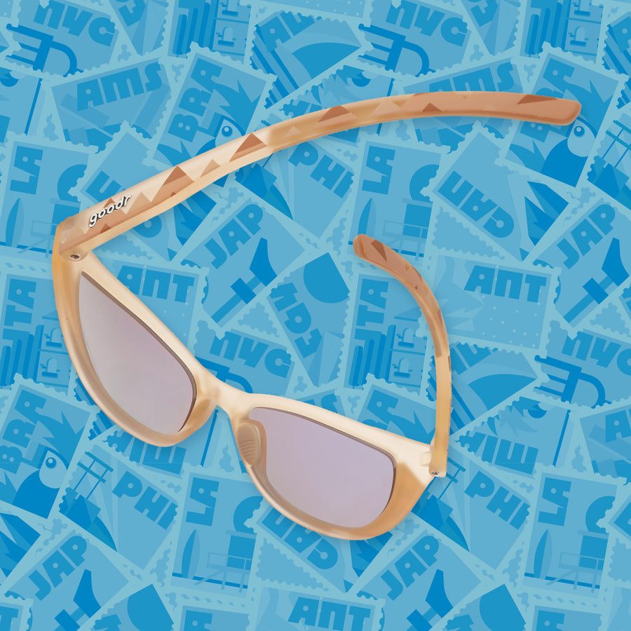 "Pyramid Scheming in Cairo" Polarized Cheetah G Sunglasses Goodr