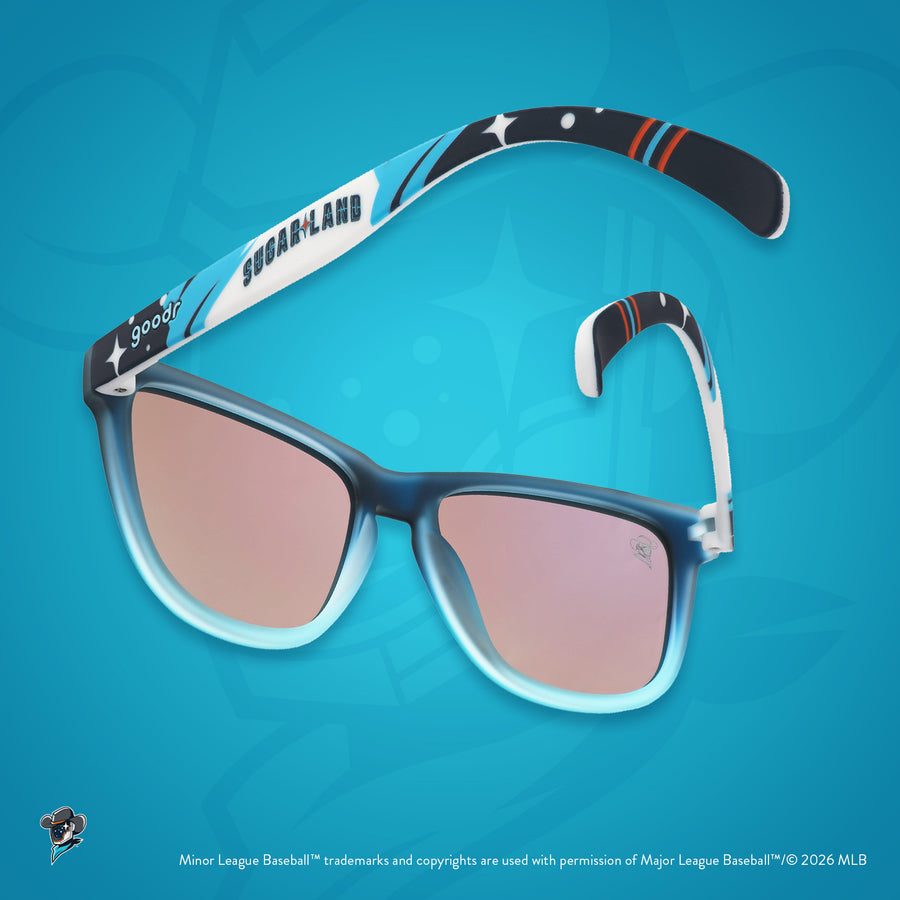 "Riding Stars & Taking Names" Sugar Land MiLB Polarized Sunglasses Goodr