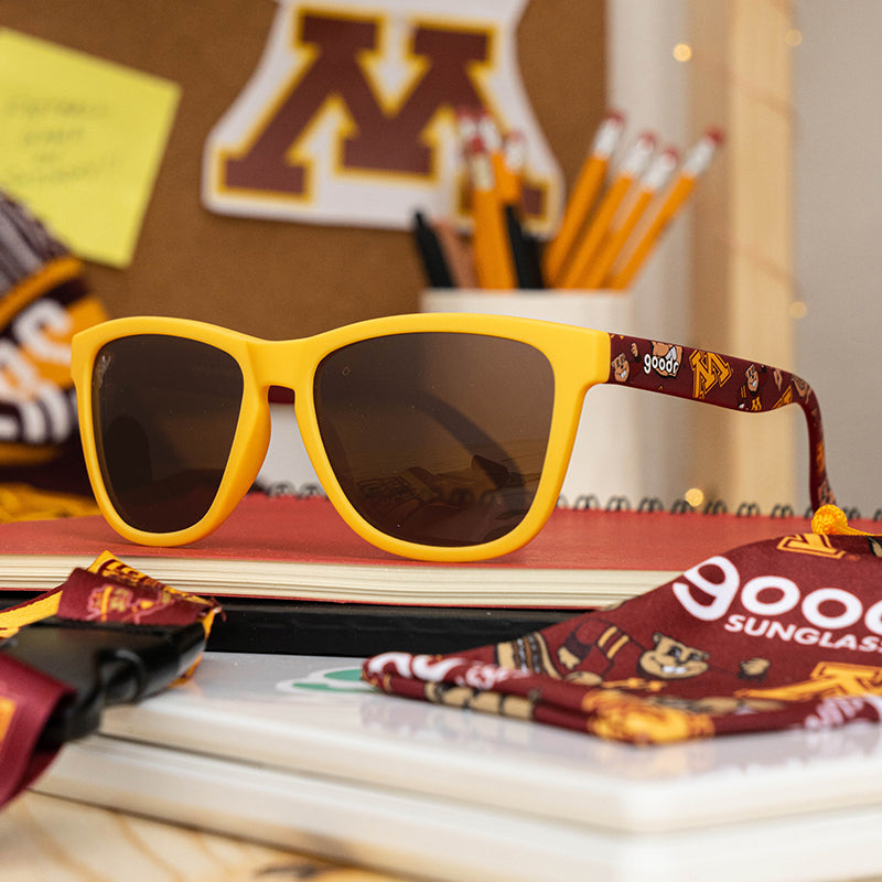 "Ski-U-Mah Sunnies” Limited Minnesota Collegiate OG Polarized Sunglasses Goodr
