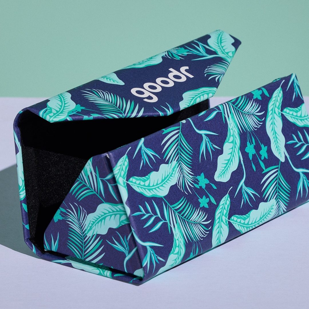 "Enter The Fold” Folding Sunglasses Case Goodr