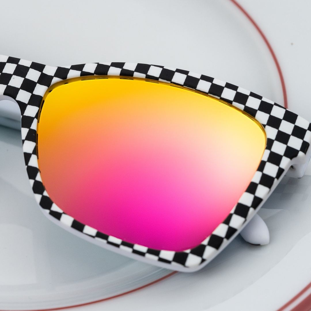 "Server With A Checkered Past" Polarized Pop G Sunglasses Goodr