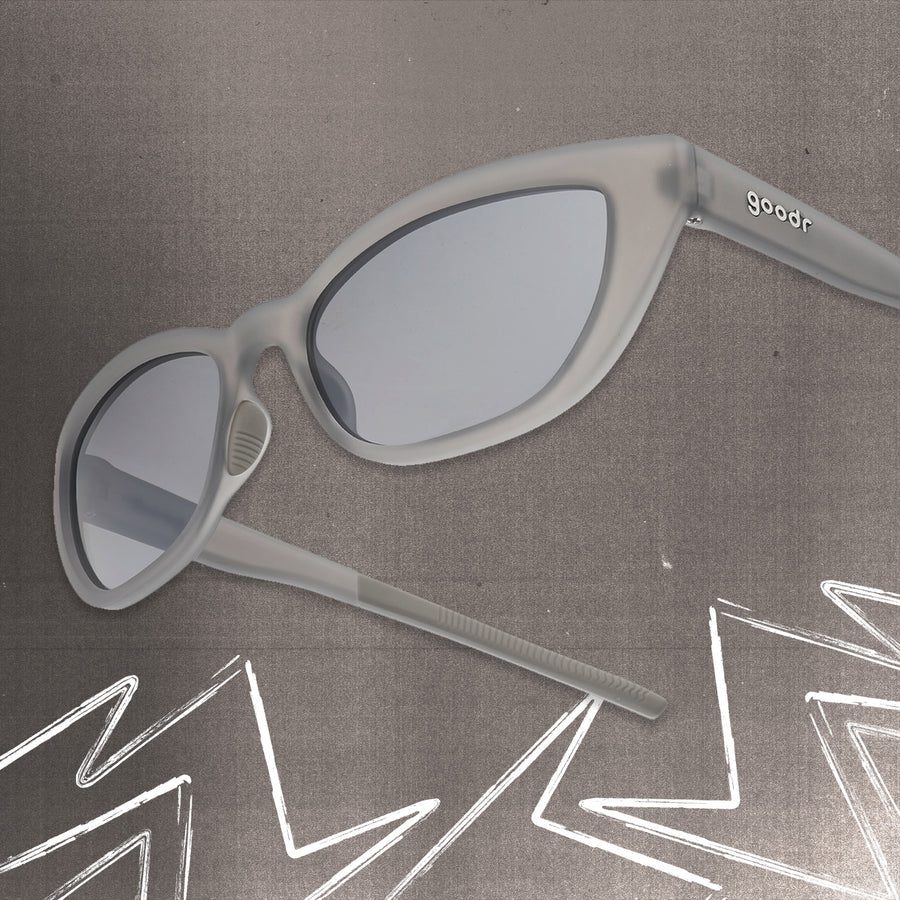 "Silver-Tongued Trash Talk" Polarized Cheetah G Sunglasses Goodr