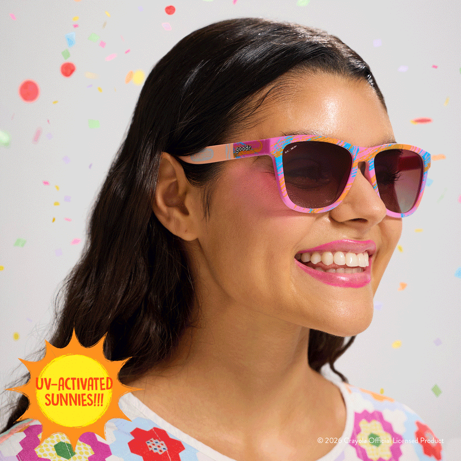"Summertime" UV Activated Crayola OG Polarized Sunglasses Goodr