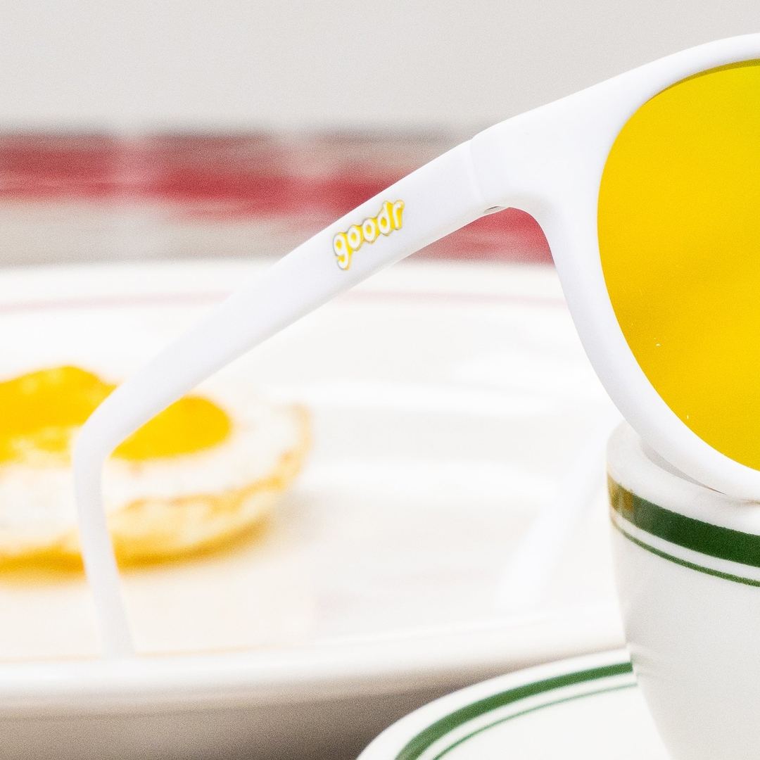 "Yolk's On You" Limited Circle G Polarized Sunglasses Goodr