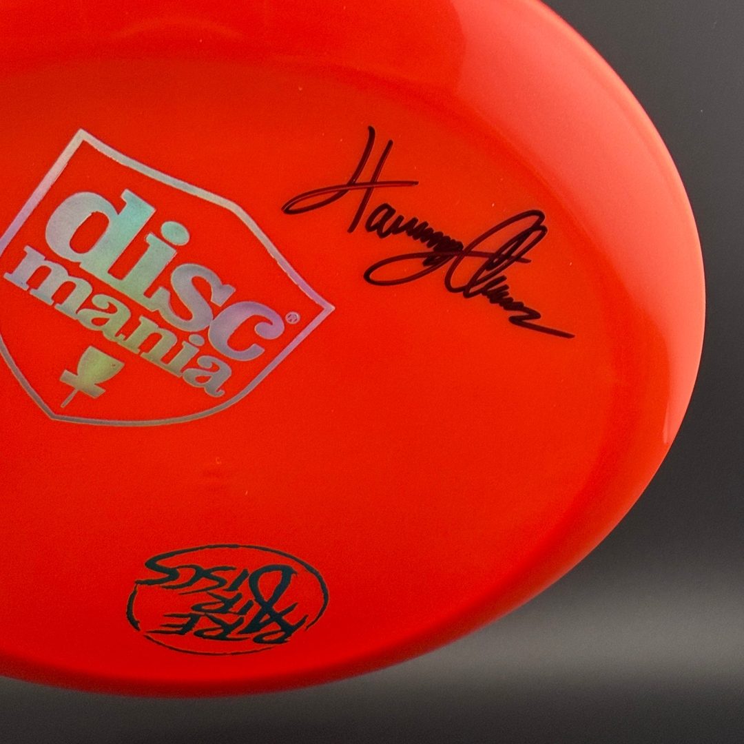 Q-Line DD3 - Harry Chace Autographed Mini Shield X Rare Air Discmania
