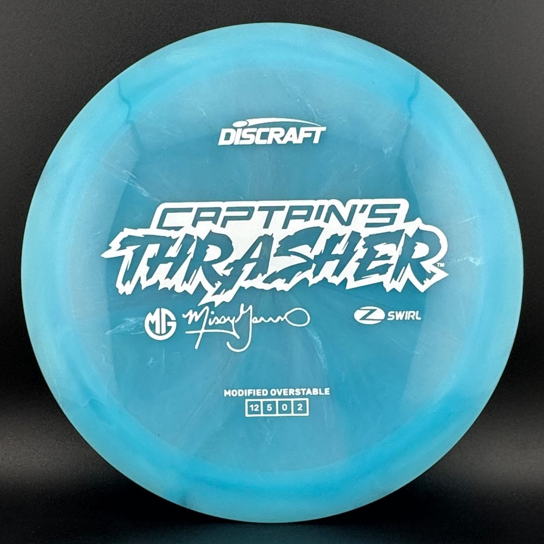 Swirly Z Captain's Thrasher - Missy Gannon 2026 Discraft