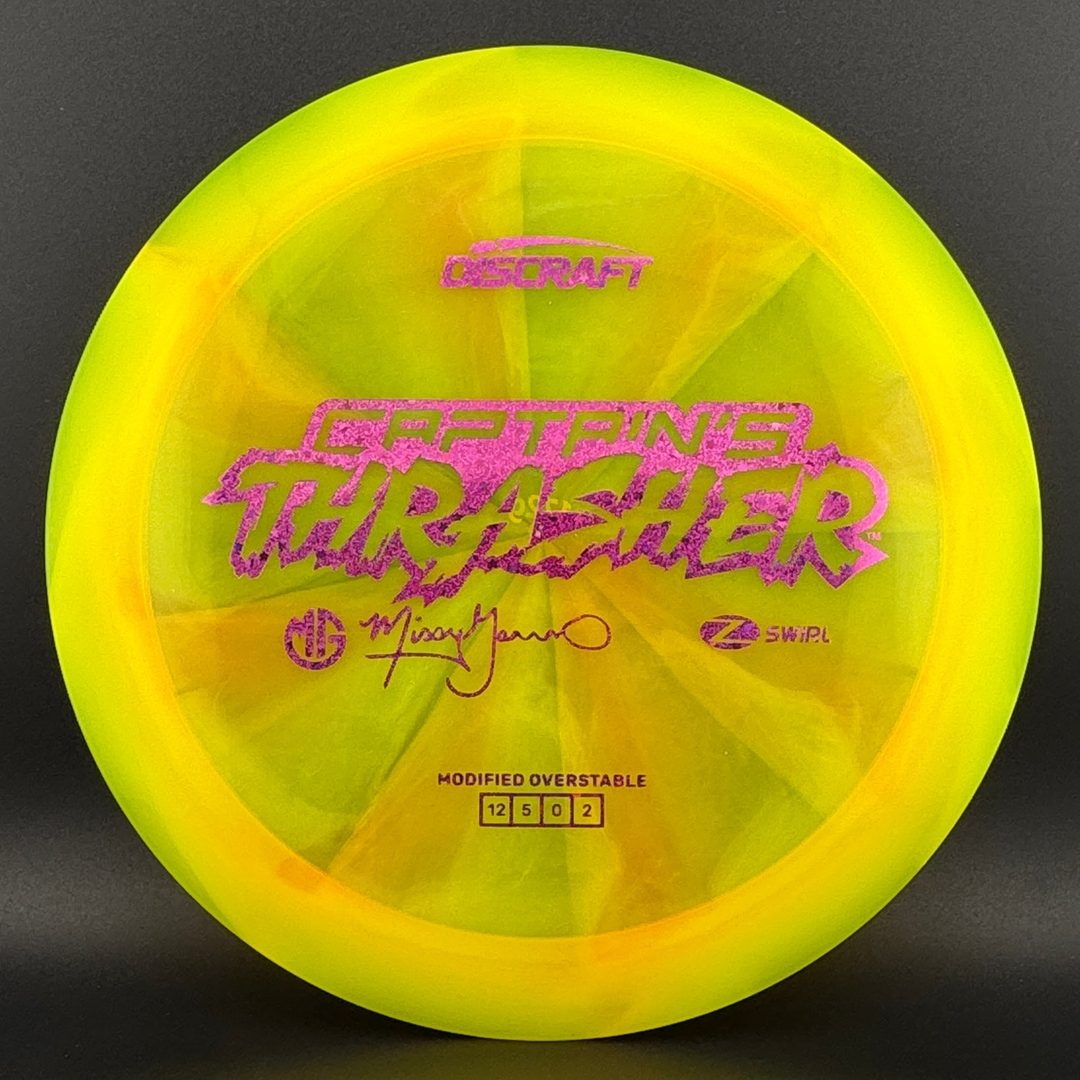 Swirly Z Captain's Thrasher - Missy Gannon 2026 Discraft
