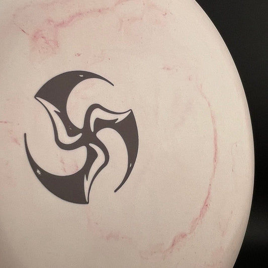 Swirly D-Line P2 - X-Out - Mini Huk Stamp - Innova Made *Warehouse Stash* Discmania