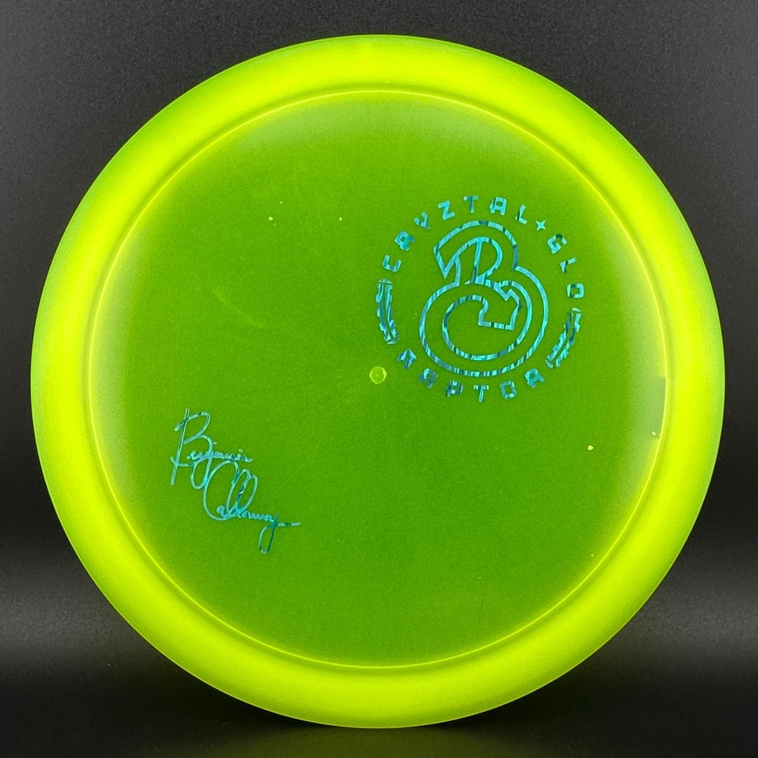 CryZtal Glo Raptor - Ben Callaway Discraft