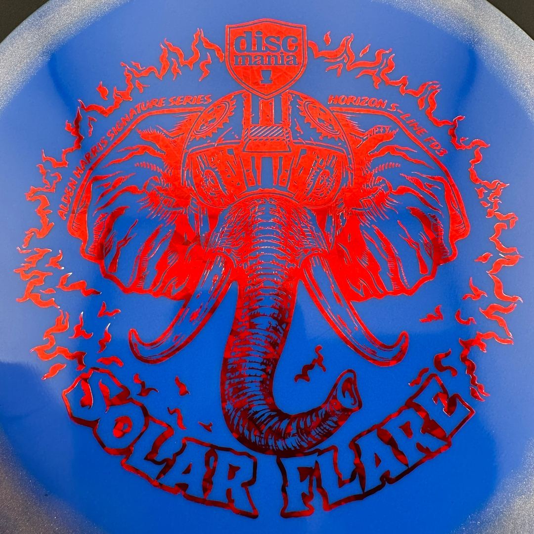 Horizon S-Line FD3 - Solar Flare - Alden Harris Signature Series Stamp by Manny Trujillo DROPPING OCTOBER 9TH @ 7 AM MST Discmania