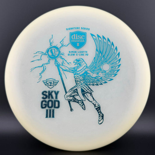 Color Glow C-Line P2 - Sky God III - White SG3 Simon Sig Series Discmania