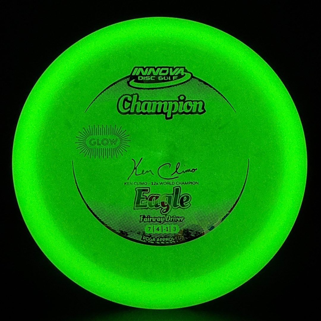 Classic Color Glow Champion Eagle - Ken Climo 12x Innova