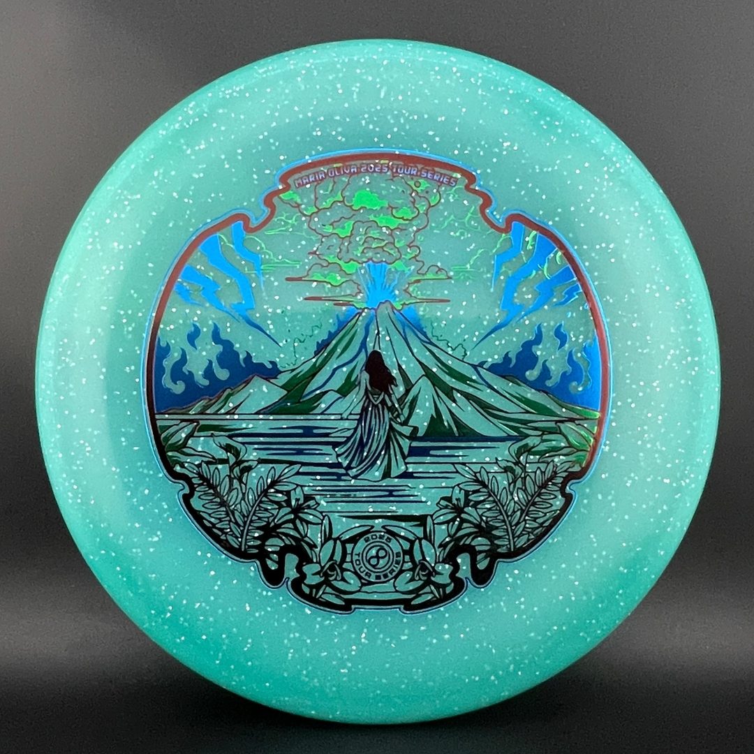 Metal Flake Glow C-Blend Alpaca - Maria Oliva 2025 Tour Series Infinite Discs