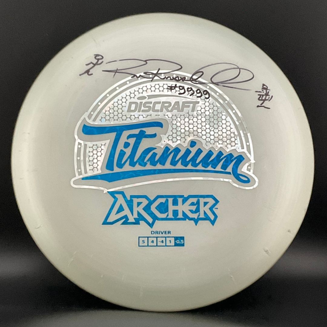 Ti Archer *Signed* - Ron Russell! Discraft