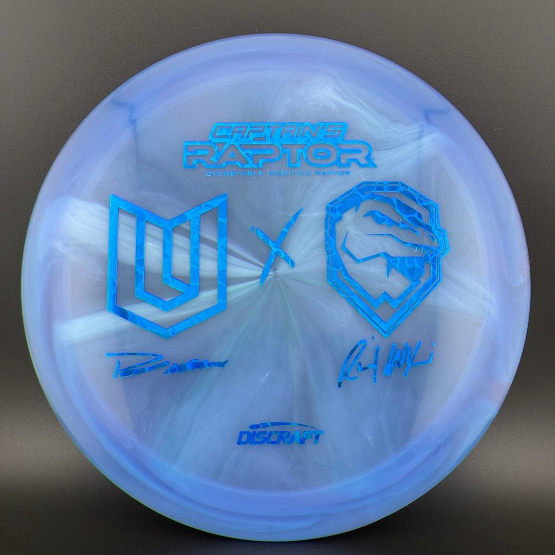 Z Swirl Captain's Raptor - Ulibarri x Wysocki Collab Edition Discraft