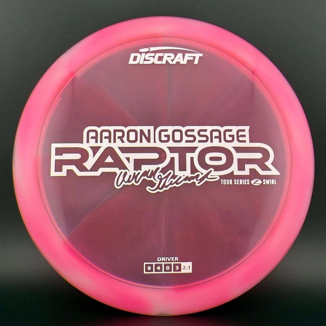 Z Swirl Raptor - Aaron Gossage 2025 Tour Series Discraft