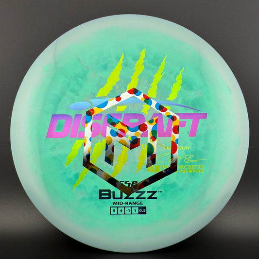 Swirly ESP Buzzz (First Run) - Paul McBeth 4x Claws - McBeth Misprint