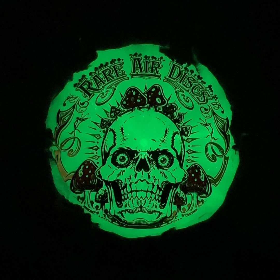 Glow Retina Chemtrail -Crushin' Amanitas by Manny Trujillo Doomsday Discs