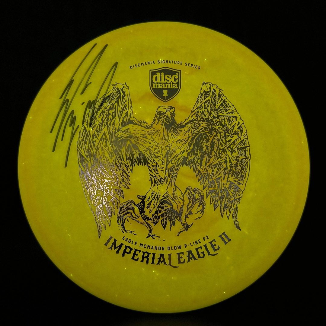 Color Glow P-Line P2 *Signed* - Eagle McMahon - Imperial Eagle 2 Discmania