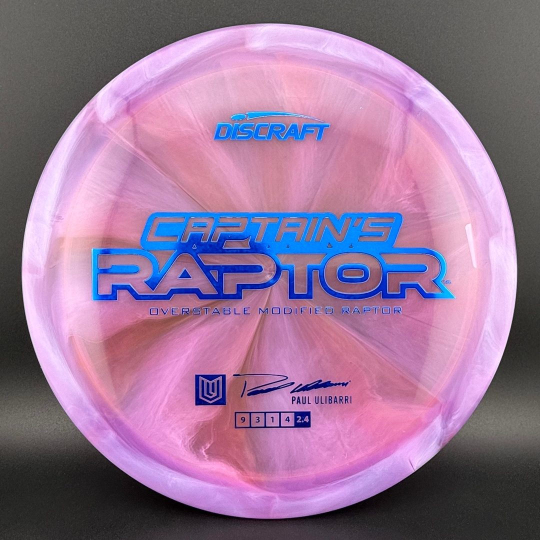 Special Z Blend Captain's Raptor - Paul Ulibarri 2025 Signature Series Discraft