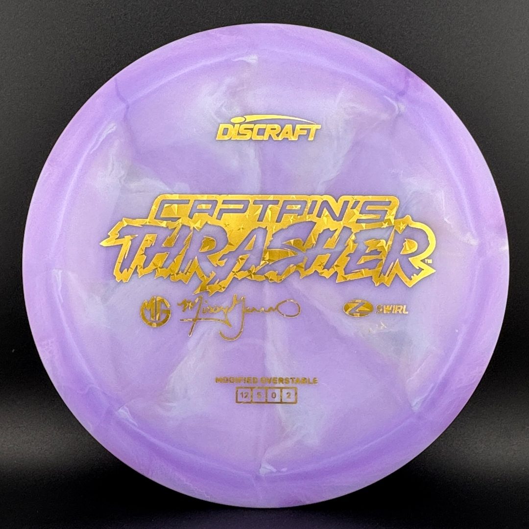 Swirly Z Captain's Thrasher - Missy Gannon 2026 Discraft
