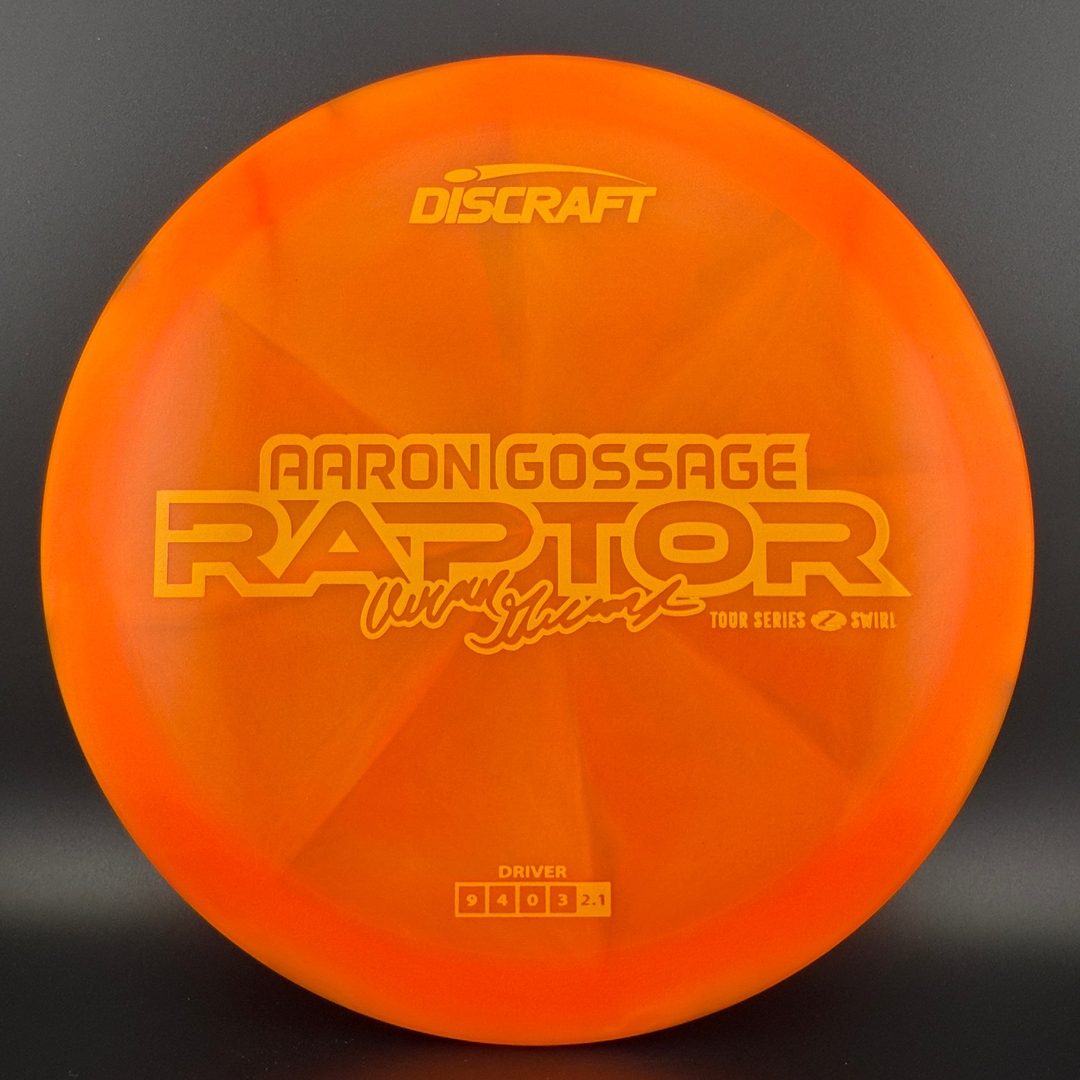 Z Swirl Raptor - Aaron Gossage 2025 Tour Series Discraft