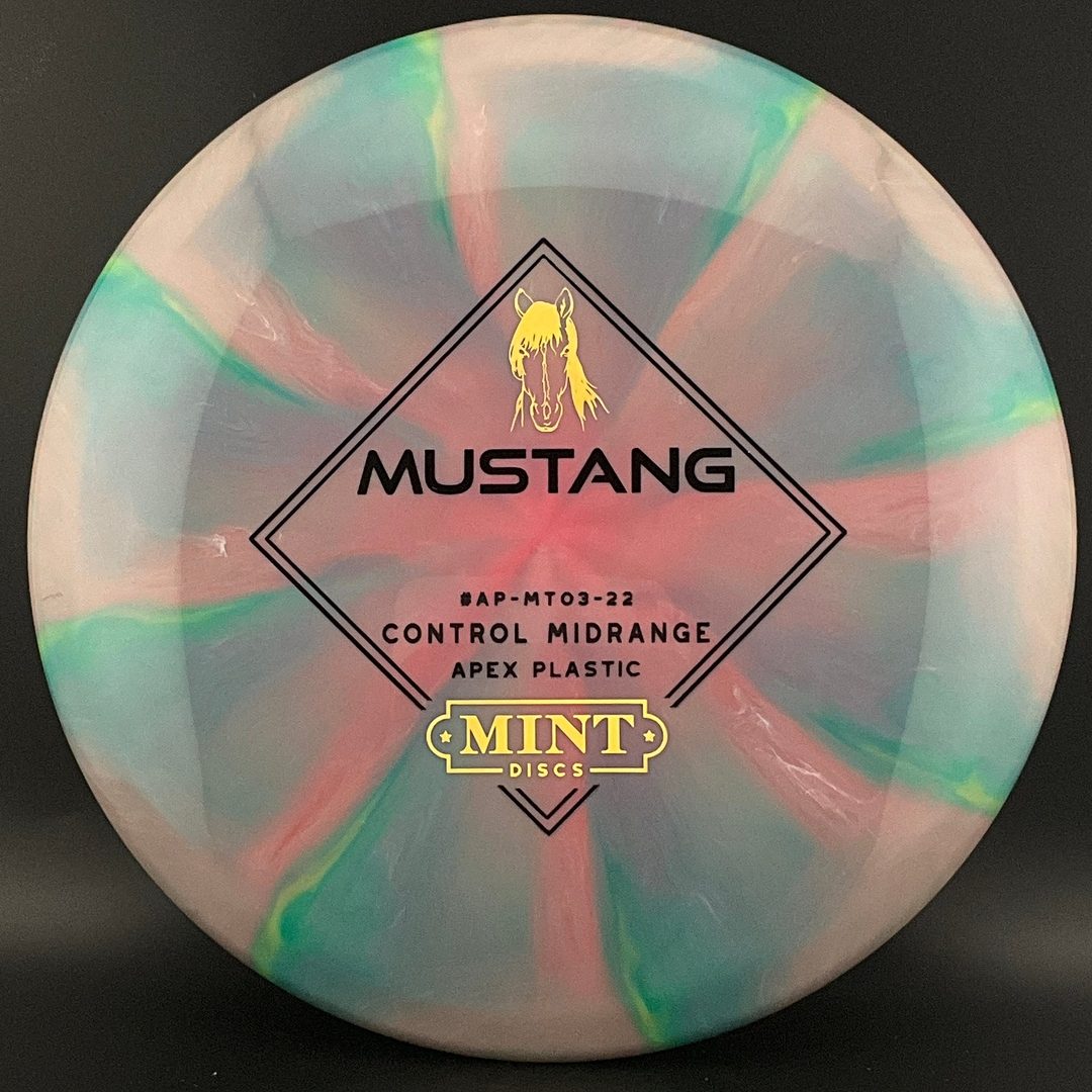 Swirly Apex Mustang - 2022 Run MINT Discs