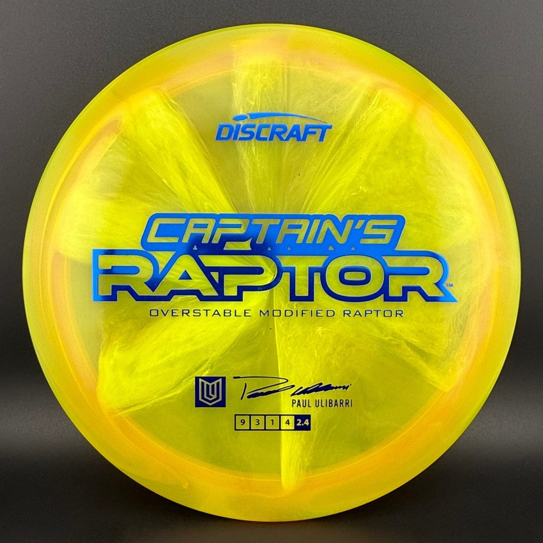 Special Z Blend Captain's Raptor - Paul Ulibarri 2025 Signature Series Discraft