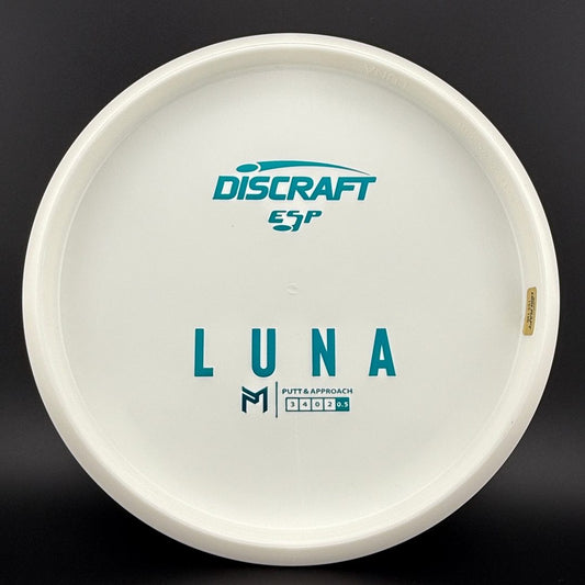 White ESP Luna - Bottom Stamp - Dyer's Delight Discraft