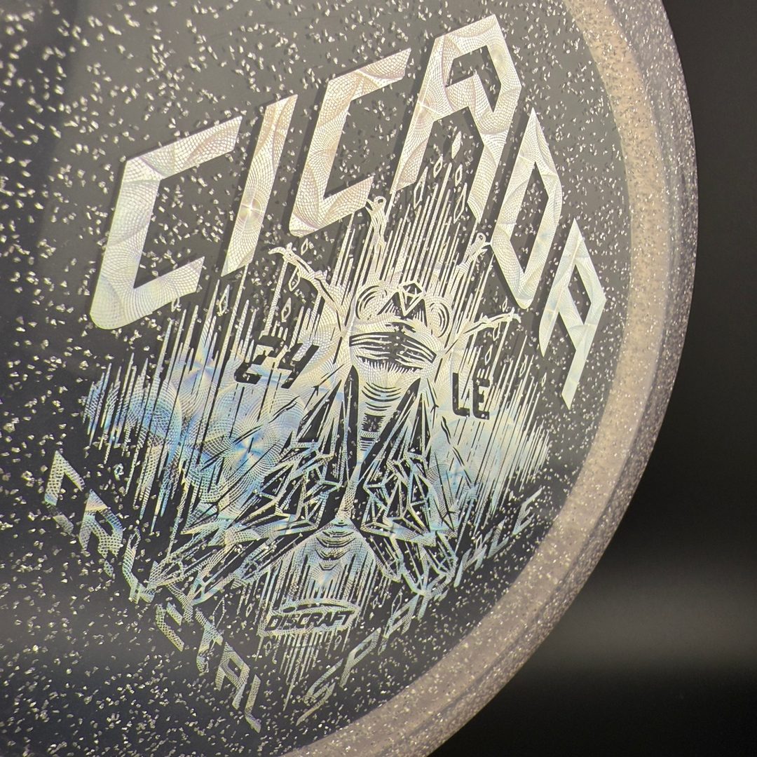 CryZtal Sparkle Cicada - Ledgestone 2024 Discraft