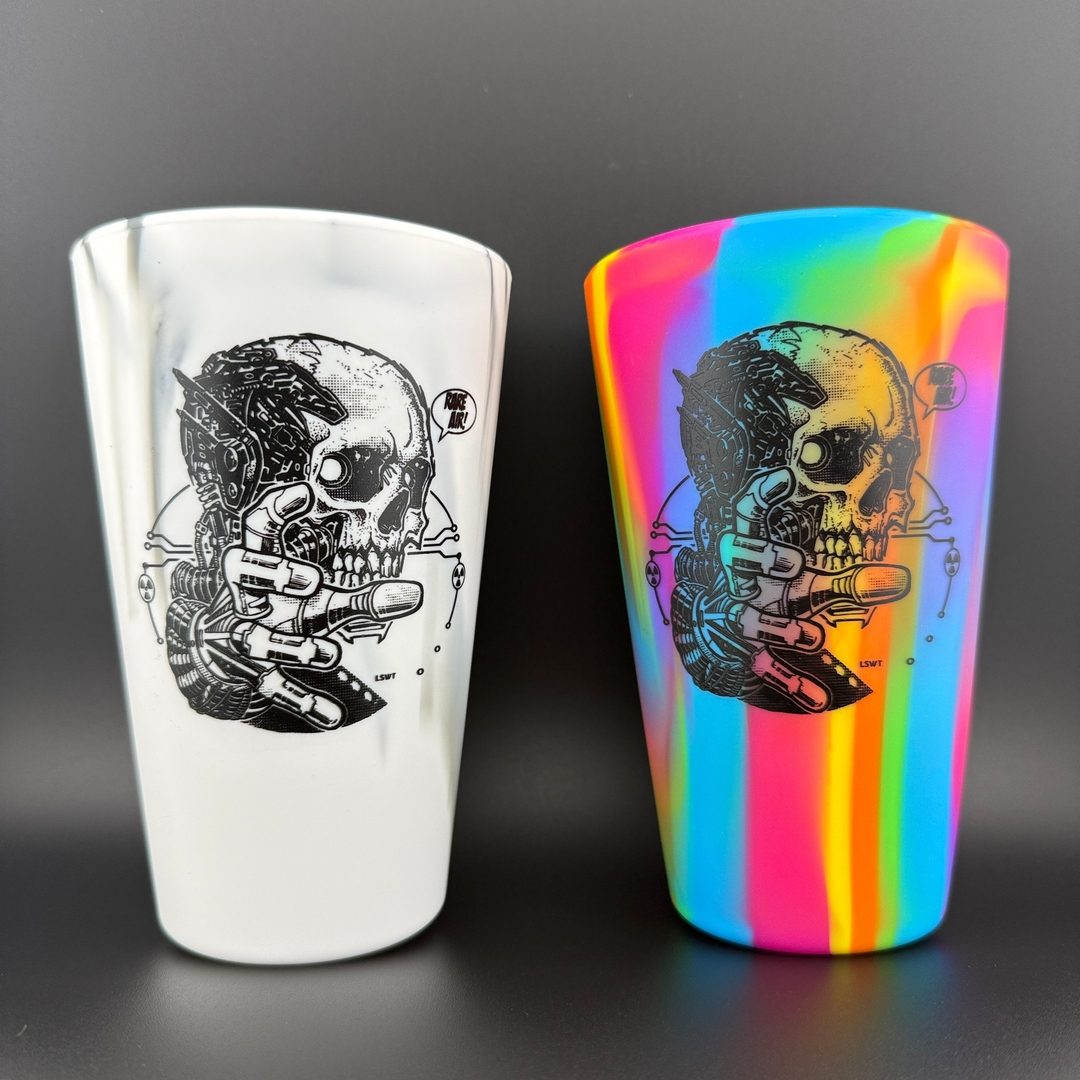 Silicone Pint Glass 16 Oz - STRATUS Fear by Les White Silipint
