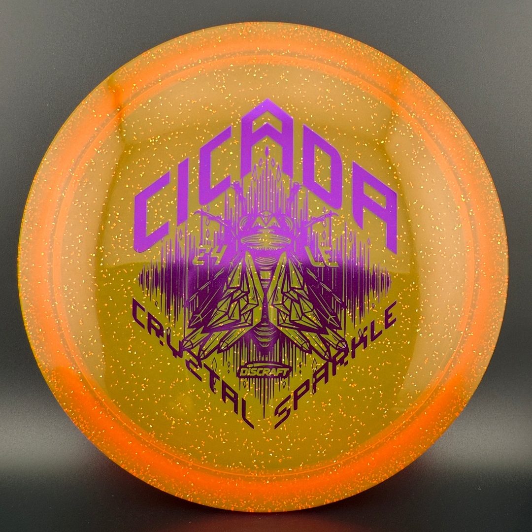 CryZtal Sparkle Cicada - Ledgestone 2024 Discraft