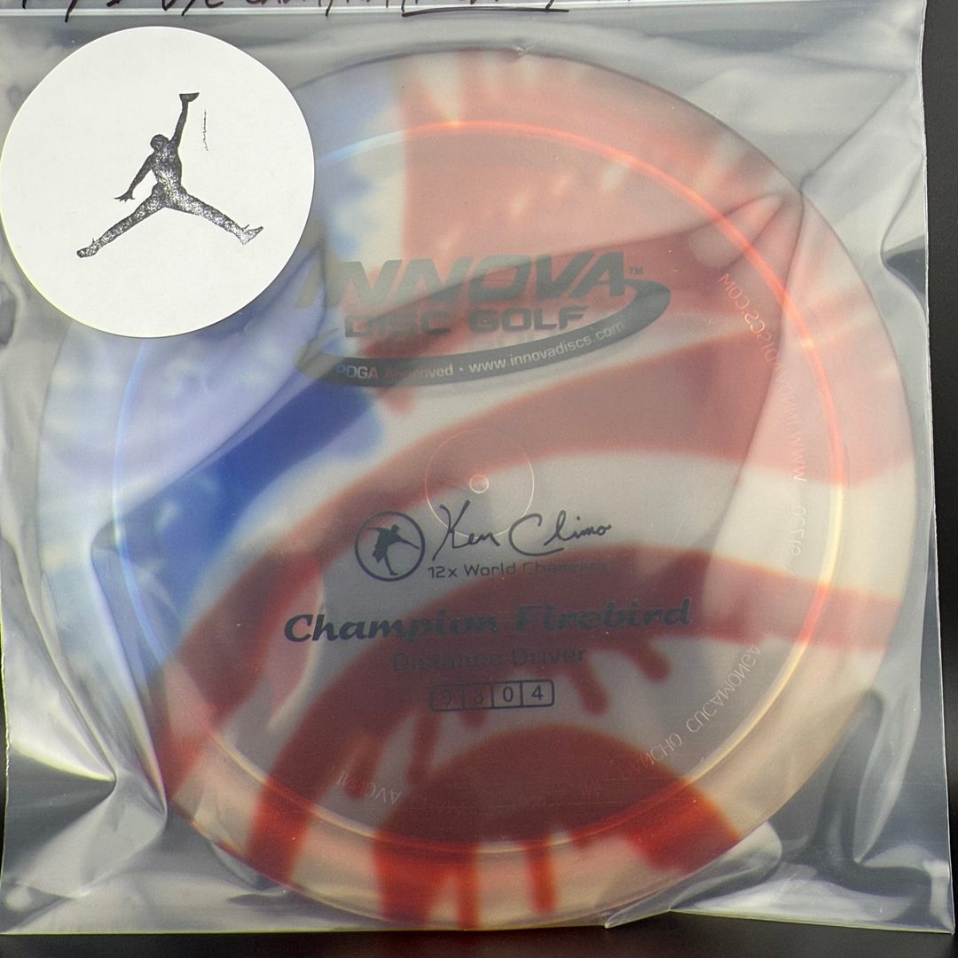 Flag I-Dye Champion Firebird - Ken Climo 12x *Gibson Stash* Innova
