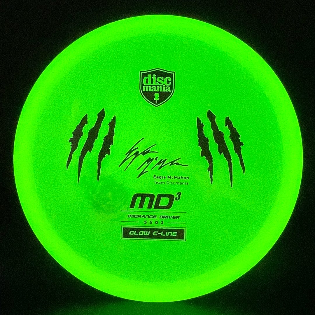Color Glow C-Line MD3 Penned Eagle Claw *Colten Stash* Discmania