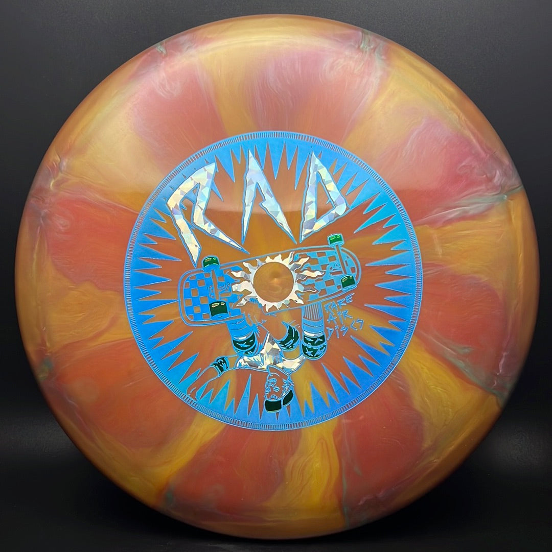 Swirly Sublime Mustang - Custom "RAD Shredder" Triple Foil MINT Discs
